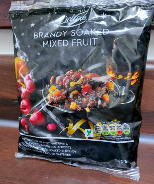 Aldi brandy soaked mixed fruit. sunflower Blipfoto